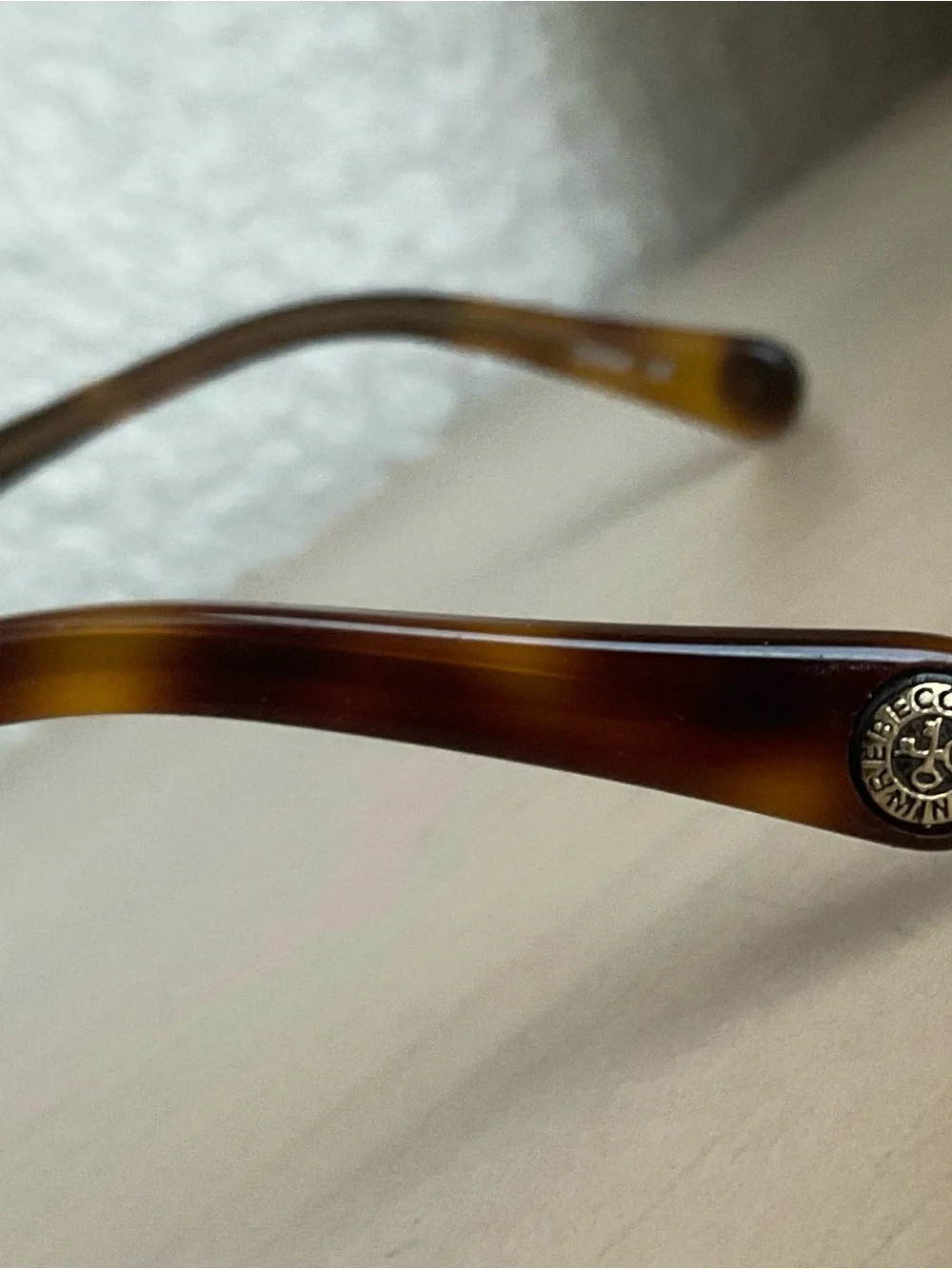 REBECCA MINKOFF Brown Gold Metal Accent Square Sunglasses Chelsea 51-22-140